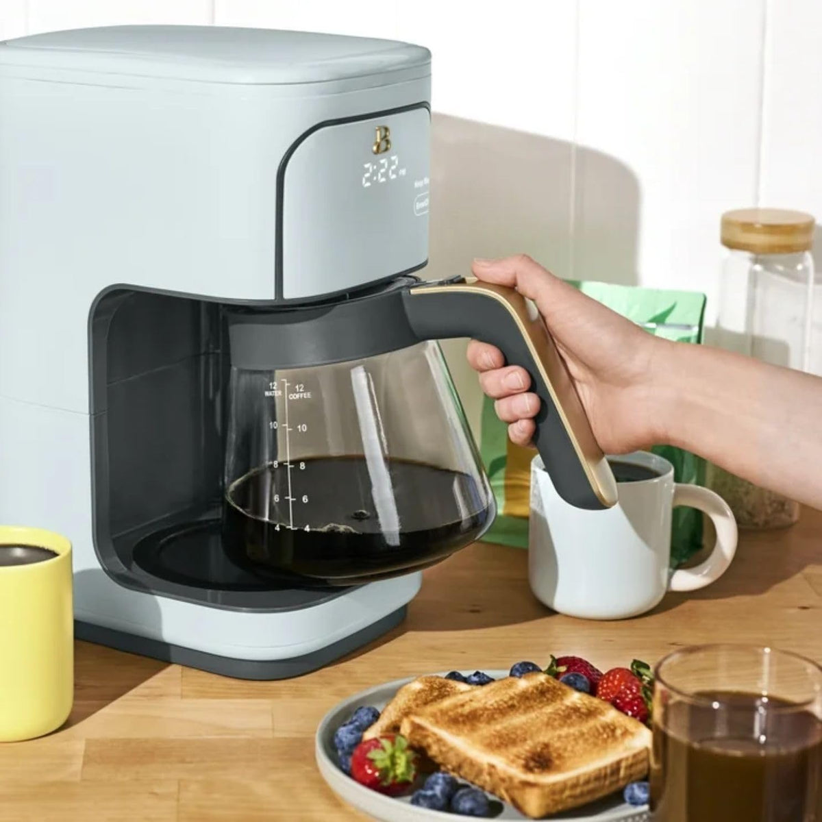 12-Cup Programmable Drip Coffee Maker with 24h Timer C619999