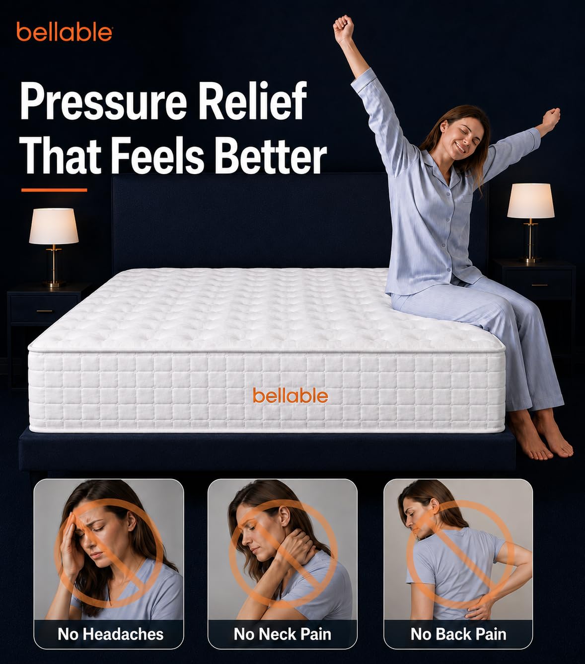 14 Inch Hybrid Full Mattress with Cooling Gel Memory Foam M862