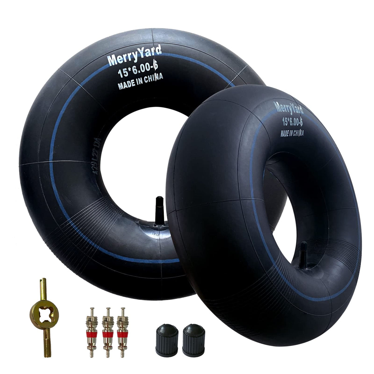15x6.00-6" Inner Tubes with TR-13 Straight Valve Stem, 2-Pack P6783