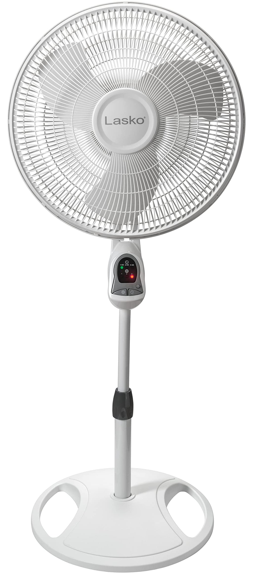 12" Utility Fan and 16" White Oscillating Pedestal Stand Fan with Remote W29429