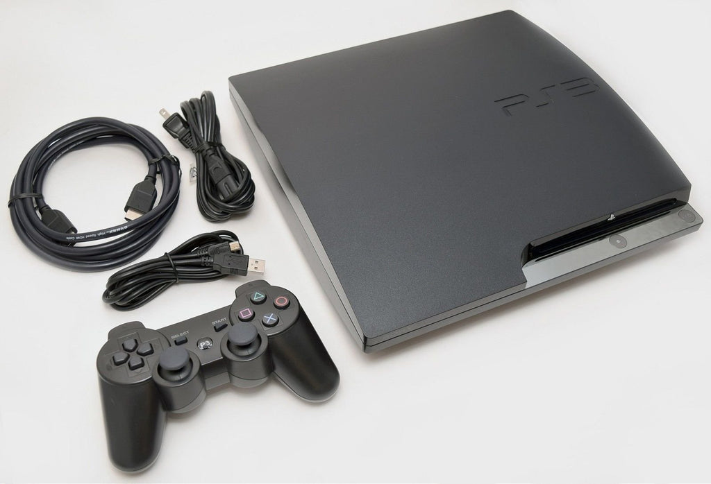 Playstation 3 Slim 320gb Game Console System Bundle with 3 Games J406