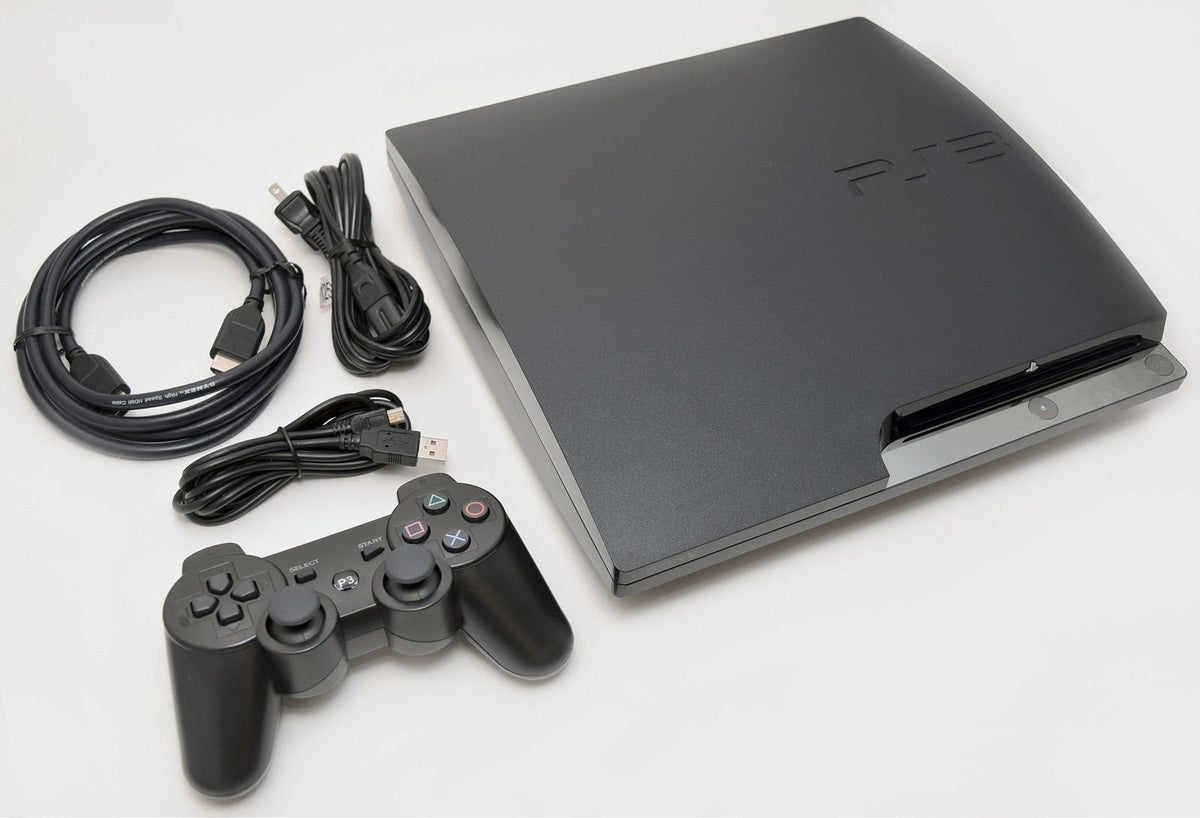 Playstation 3 Slim 320gb Game Console System Bundle with 3 Games J406