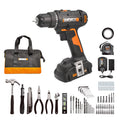 Cordless Drill Driver 20V 3/8-Inch 84-Piece Kit S7521