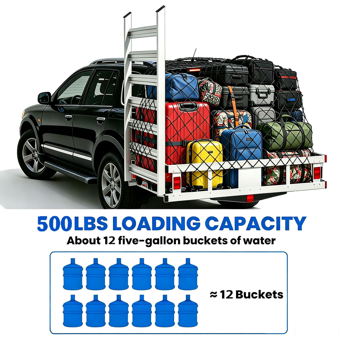 Wheelchair Scooter Carrier with Ramp, 500 lbs Capacity K795025