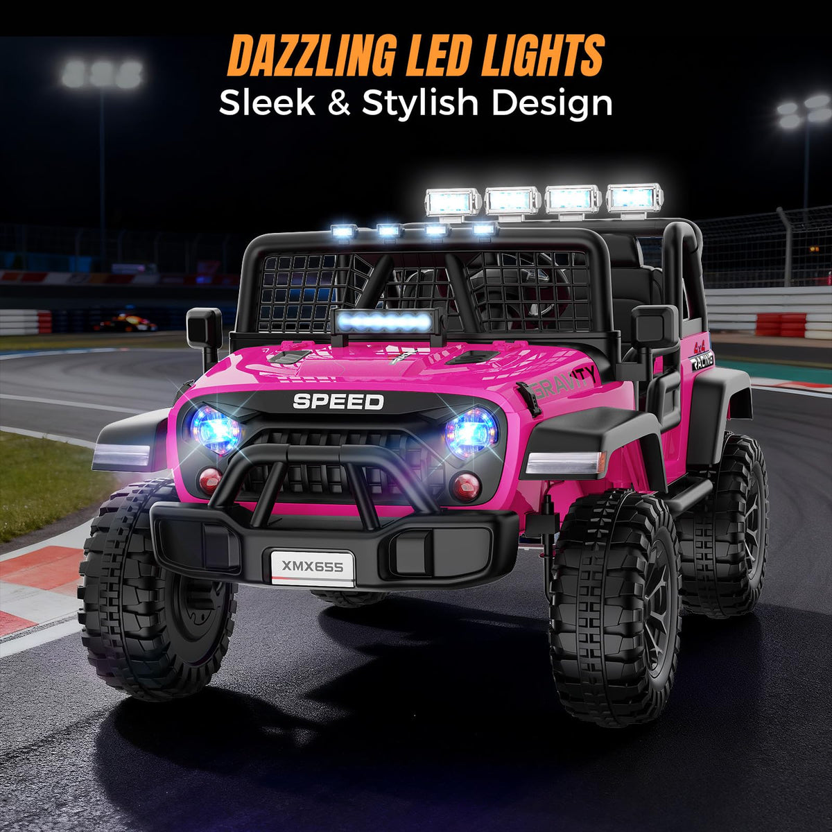 24V 2 Seater Pink Ride On Car E8818
