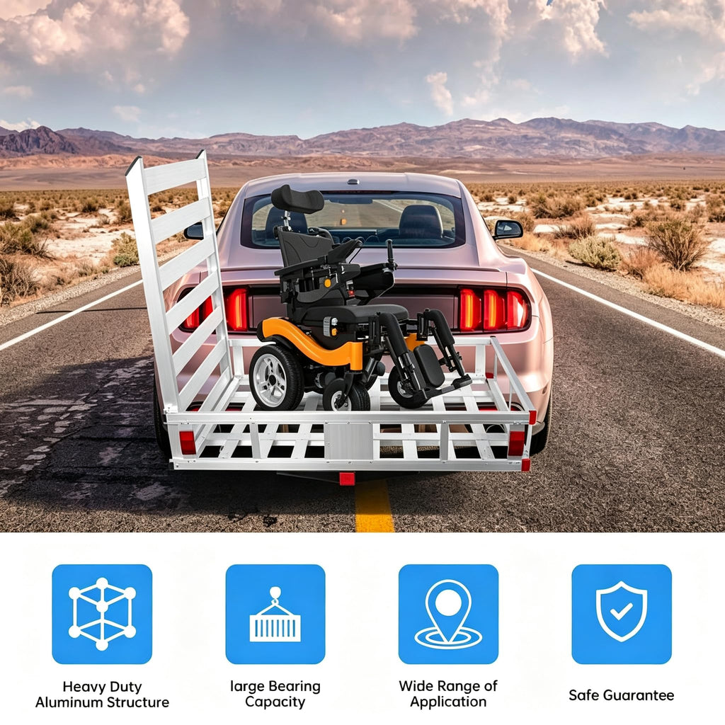 Wheelchair Scooter Carrier with Ramp, 500 lbs Capacity K795025